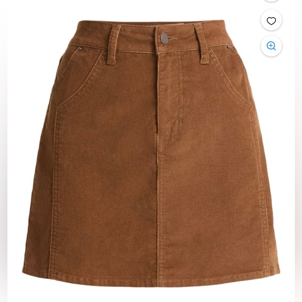 Time and Tru Corduroy Mini Skirt